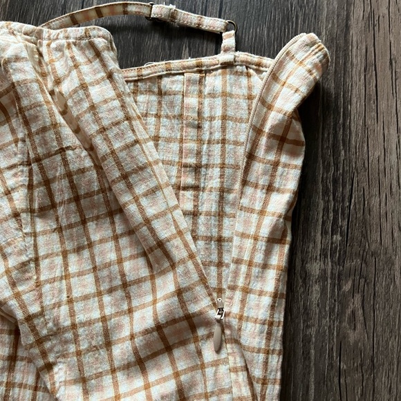 NWOT Billabong Plaid Mini Dress - Picture 4 of 6